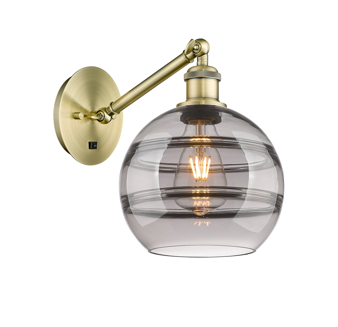 Ballston Sconce Cast Brass Art Deco