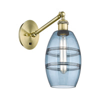 Ballston Sconce Cast Brass Steel Glass