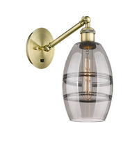 Ballston Sconce Cast Brass Steel Glass