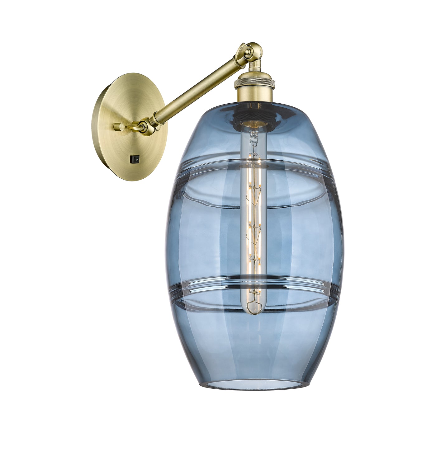 Ballston Sconce Cast Brass 8 Inch