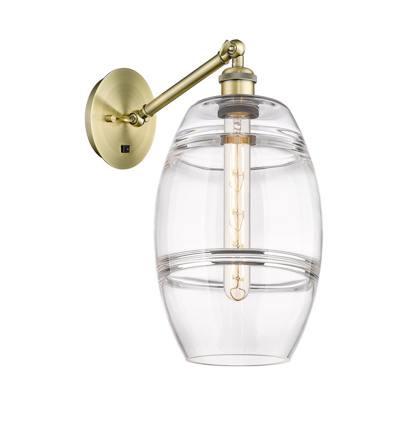 Ballston Sconce Cast Brass 8 Inch