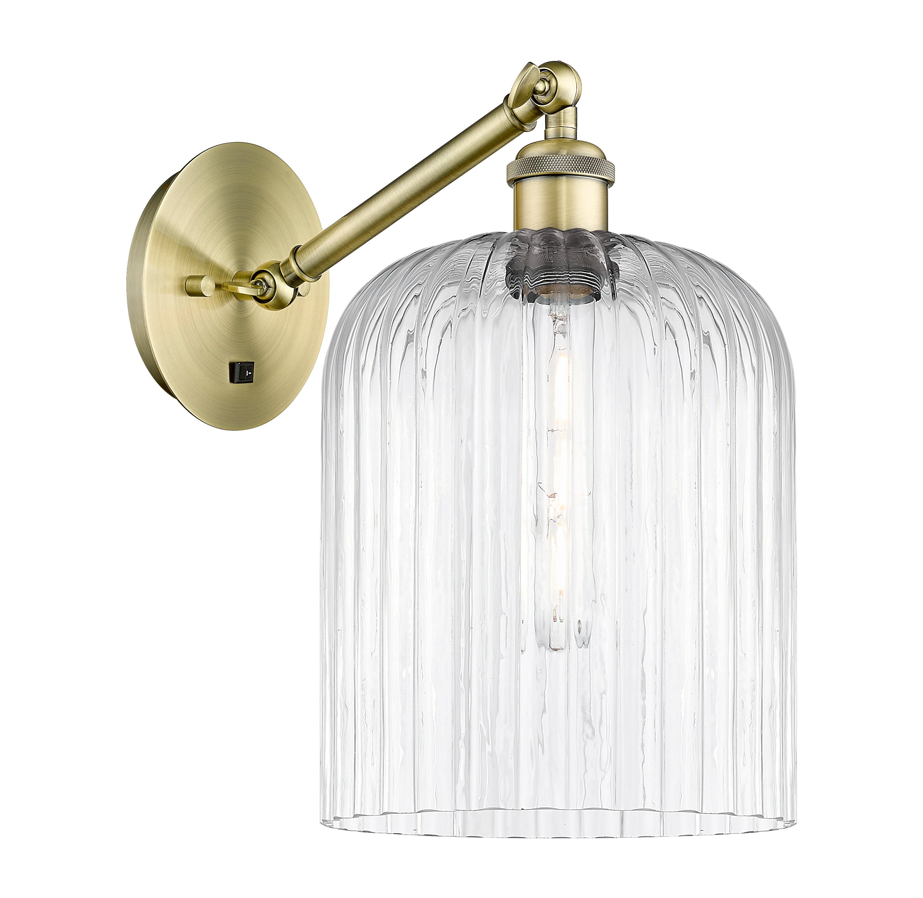 Ballston Sconce Cast Brass Art Nouveau
