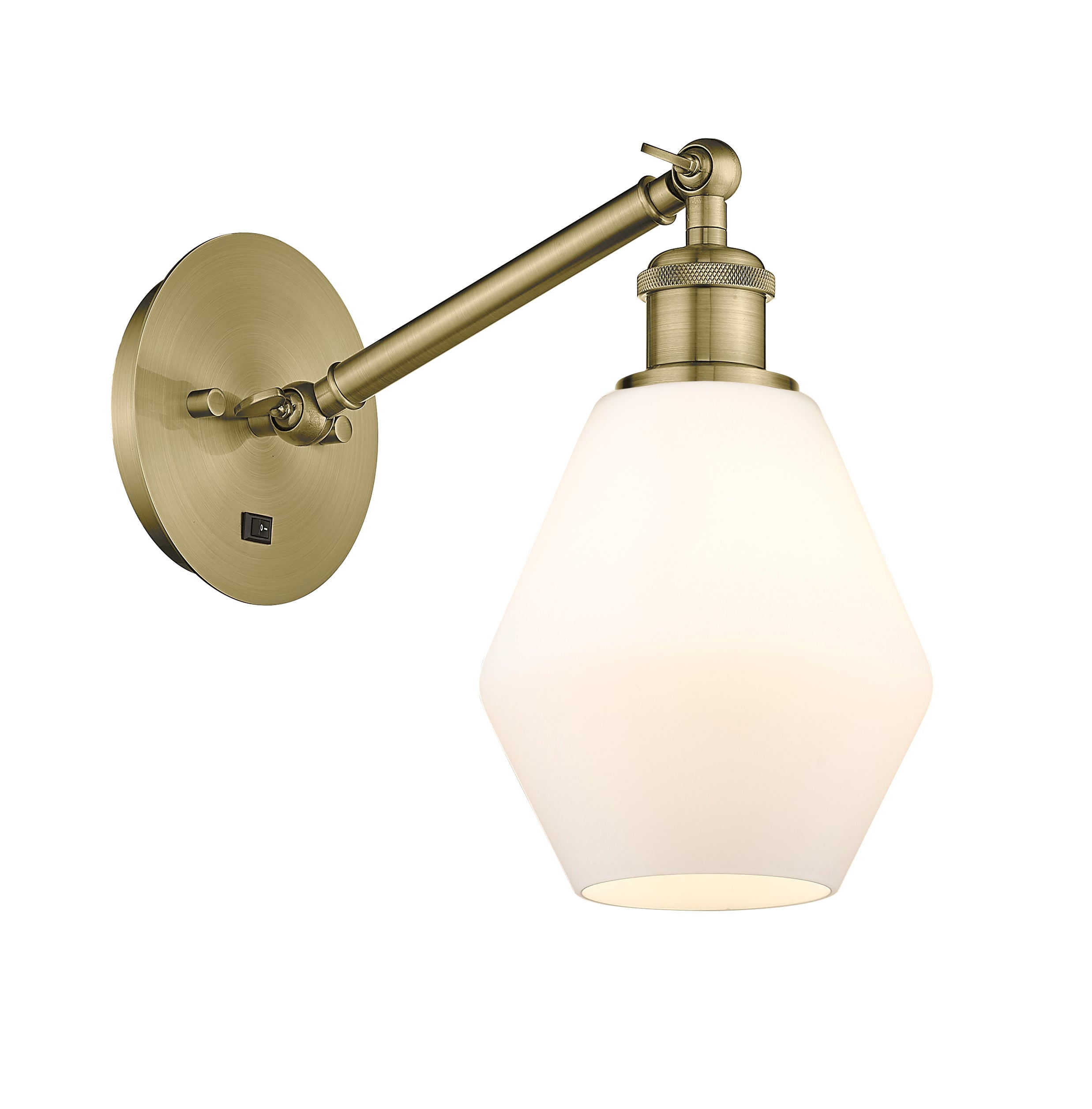 Ballston Sconce Cast Brass Glass Steel