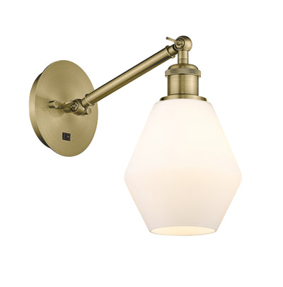 Ballston Sconce Cast Brass Glass Steel
