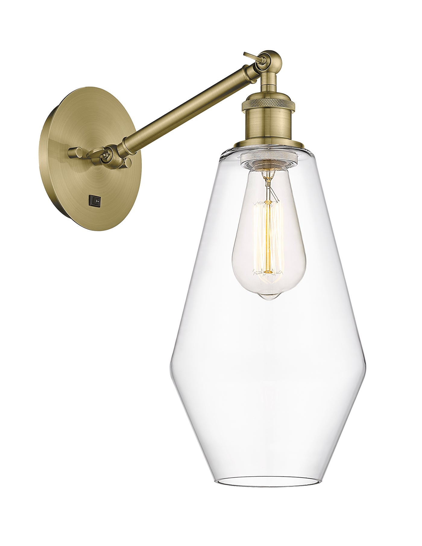 Ballston Sconce Cast Brass 14 Inch