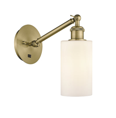 Ballston Sconce Cast Brass Steel Glass