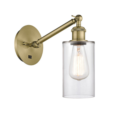 Ballston Sconce Cast Brass Steel Glass