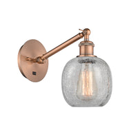 Ballston Sconce Cast Brass Glass Steel