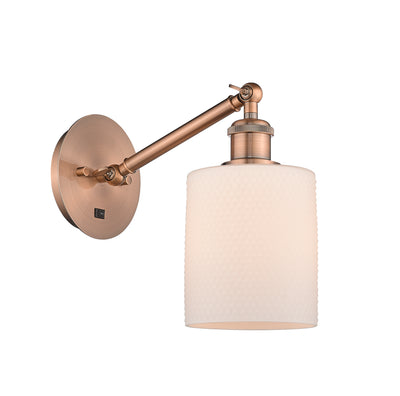 Ballston Sconce Cast Brass Steel Glass