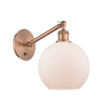 Ballston Sconce Cast Brass Steel Glass