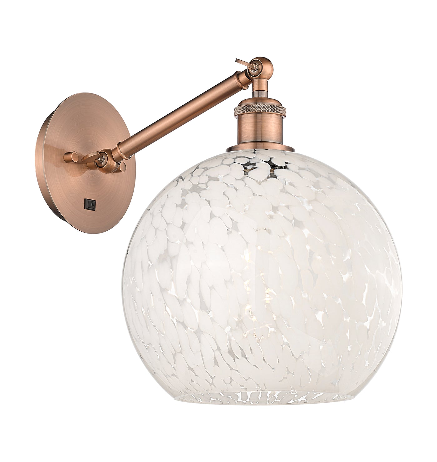 Ballston Sconce Cast Brass Glass Steel