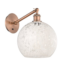 Ballston Sconce Cast Brass Glass Steel
