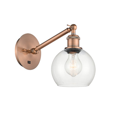Ballston Sconce Cast Brass Steel Glass