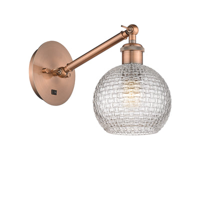 Ballston Sconce Cast Brass Glass Steel