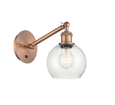 Ballston Sconce Cast Brass Steel Glass