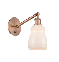 Ballston Sconce Cast Brass Steel Glass