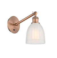Ballston Sconce Cast Brass 8 Inch