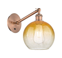 Ballston Sconce Cast Brass Glass Steel