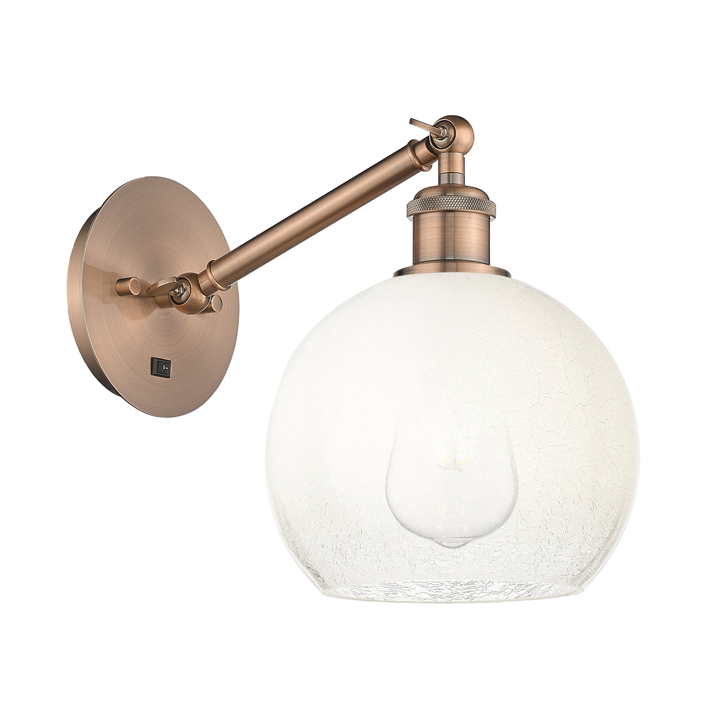 Ballston Sconce Cast Brass Glass Steel