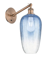 Ballston Sconce Cast Brass Steel Glass