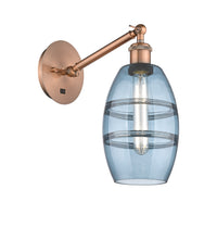 Ballston Sconce Cast Brass Steel Glass