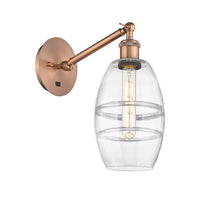 Ballston Sconce Cast Brass Steel Glass