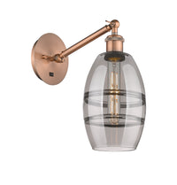 Ballston Sconce Cast Brass Steel Glass