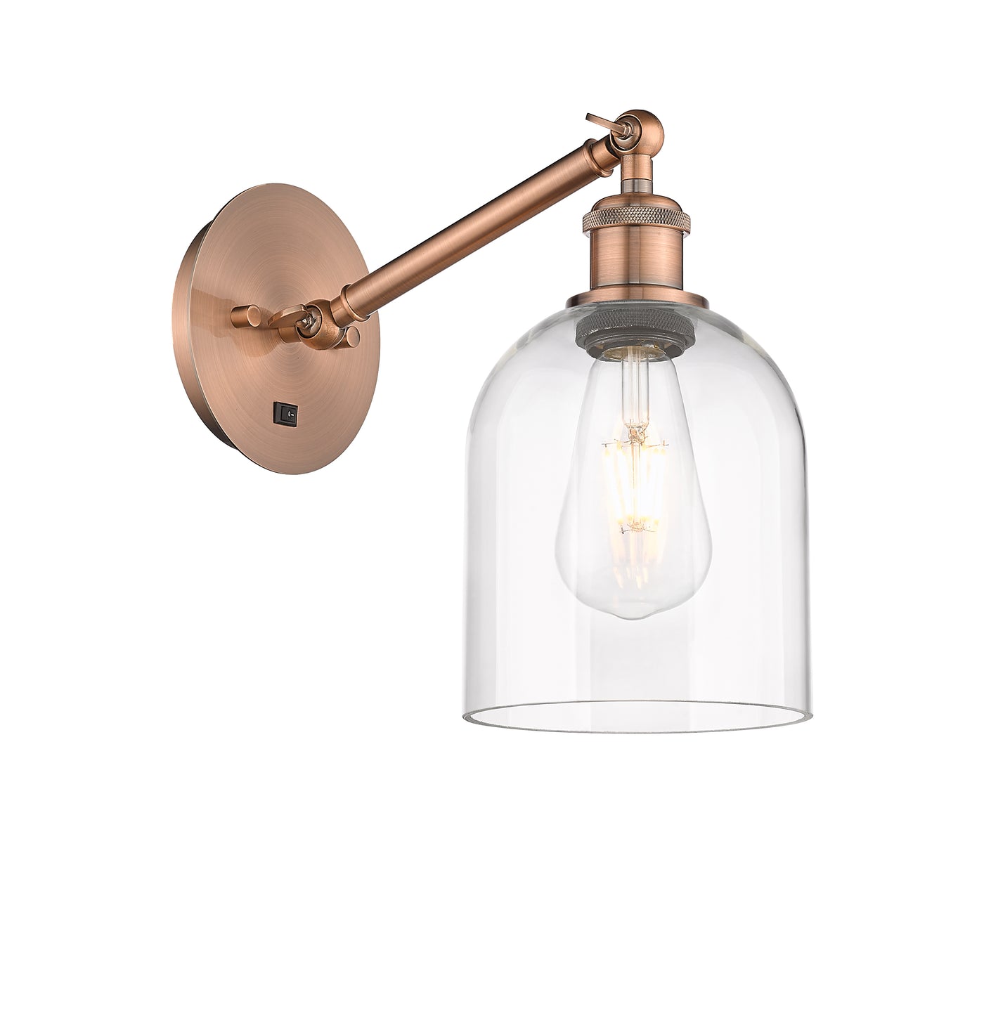 Ballston Sconce Cast Brass 15 Inch Height