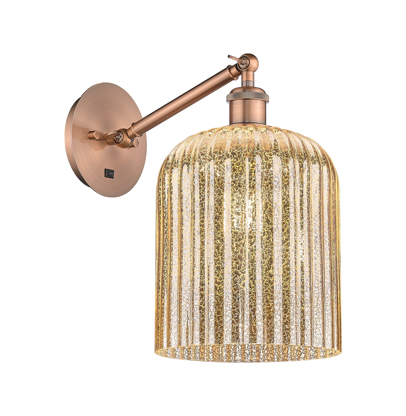 Ballston Sconce Cast Brass Art Nouveau