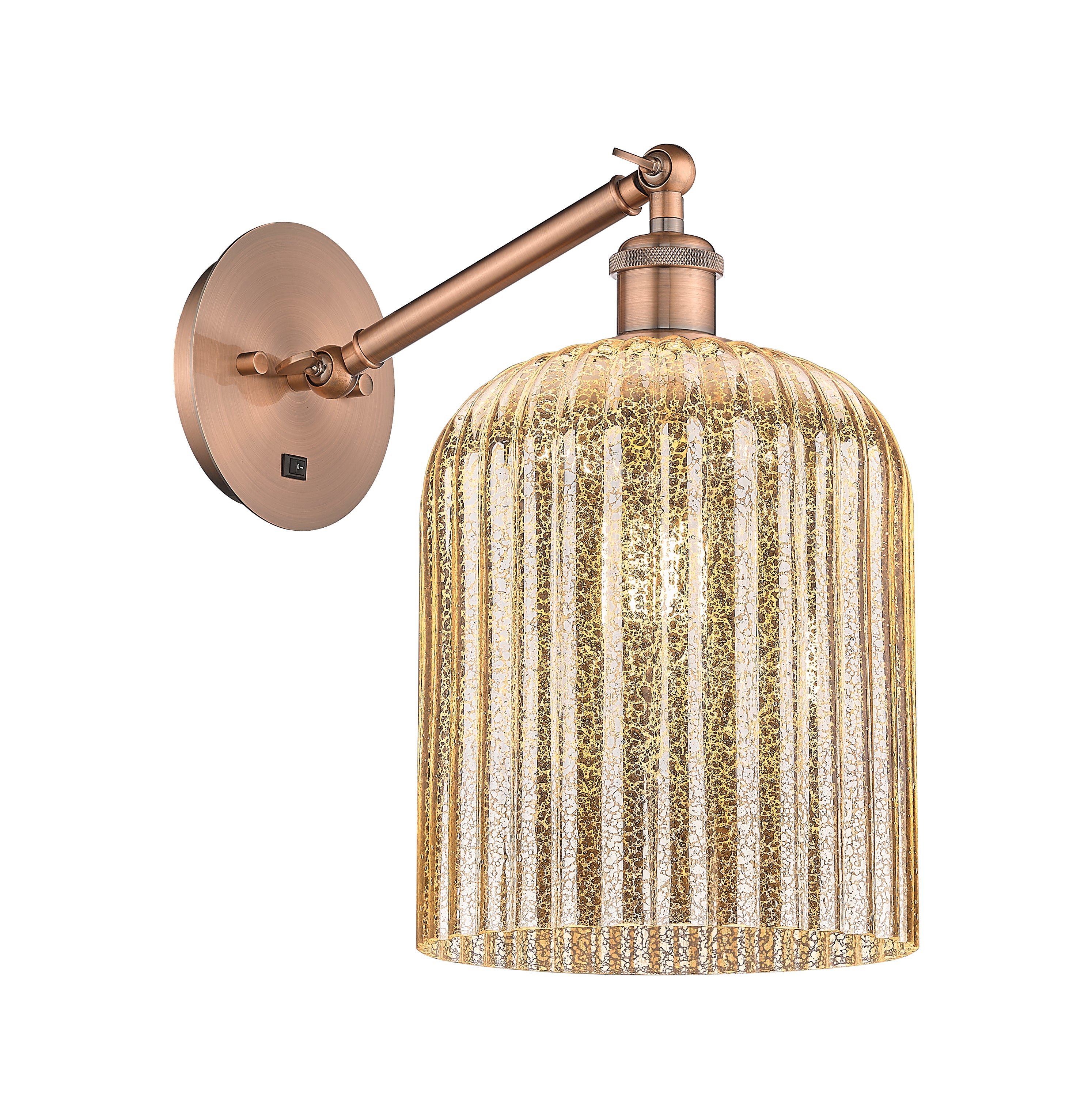 Ballston Sconce Cast Brass Art Nouveau