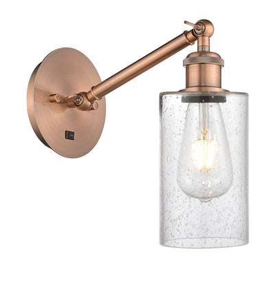 Ballston Sconce Cast Brass Steel Glass