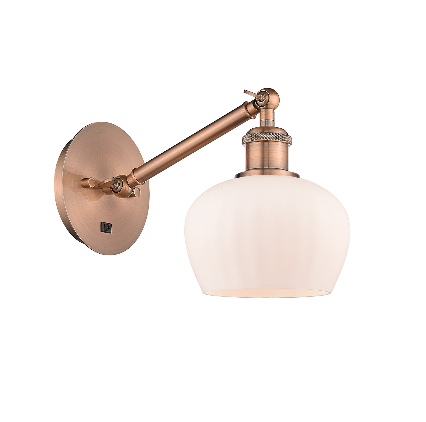 Ballston Sconce Cast Brass Glass Steel