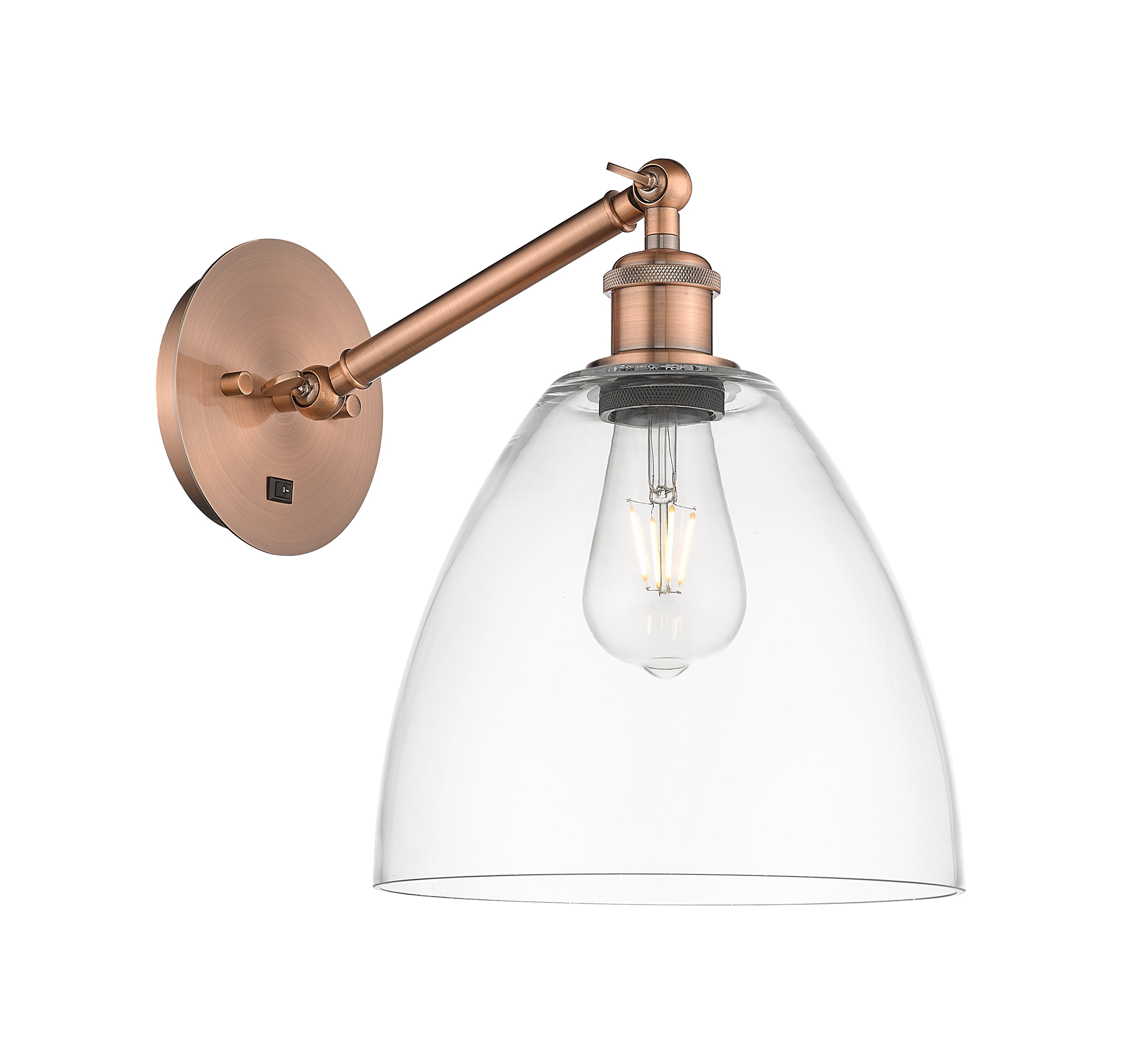 Ballston Sconce Cast Brass Finish