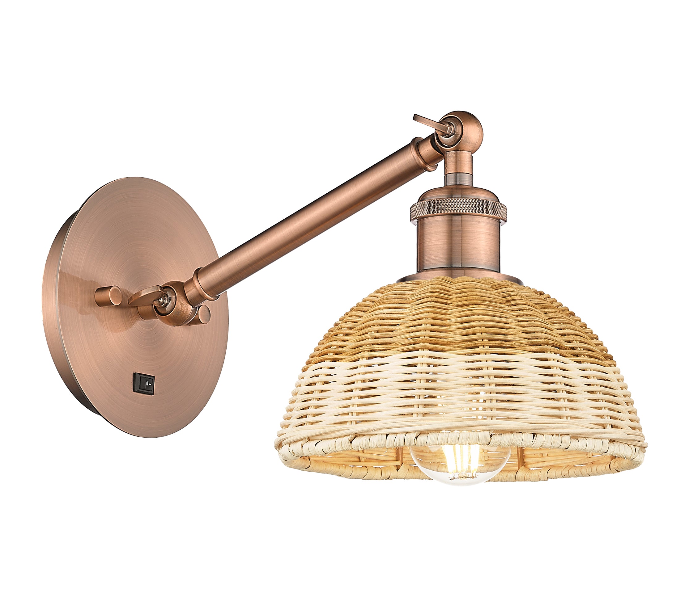 Ballston Sconce Cast Brass 9 Inch Width