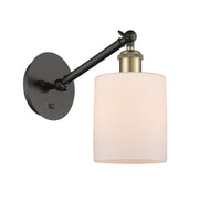 Ballston Sconce Cast Brass Steel Glass