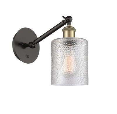 Ballston Sconce Cast Brass Steel Glass