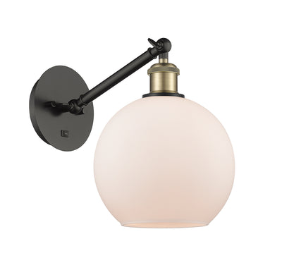 Ballston Sconce Cast Brass Steel Glass