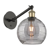 Ballston Sconce Cast Brass Swirl 8.125