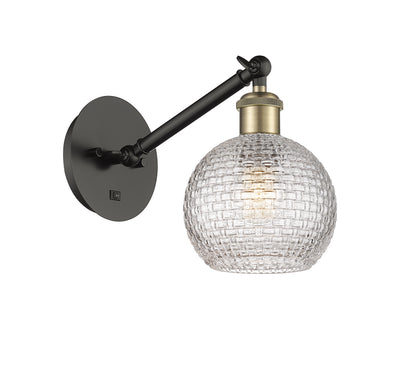 Ballston Sconce Cast Brass Glass Steel