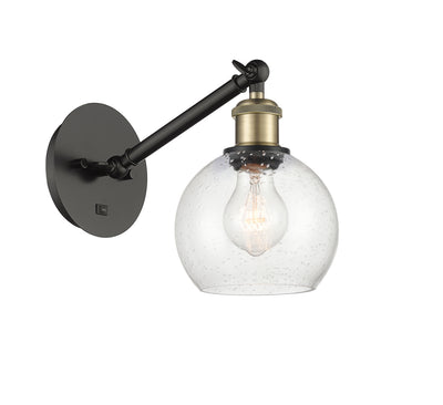 Ballston Sconce Cast Brass Steel Glass