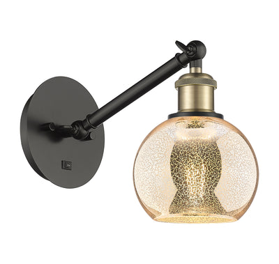 Ballston Sconce Cast Brass Steel Glass
