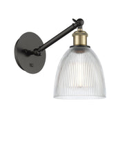 Ballston Sconce Cast Brass 9 Inch