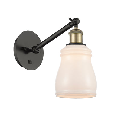 Ballston Sconce Cast Brass Glass Steel