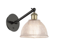 Ballston Sconce Cast Brass Steel Glass