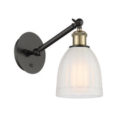 Ballston Sconce Cast Brass 8 Inch