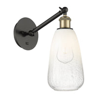 Ballston Sconce Cast Brass Steel Glass
