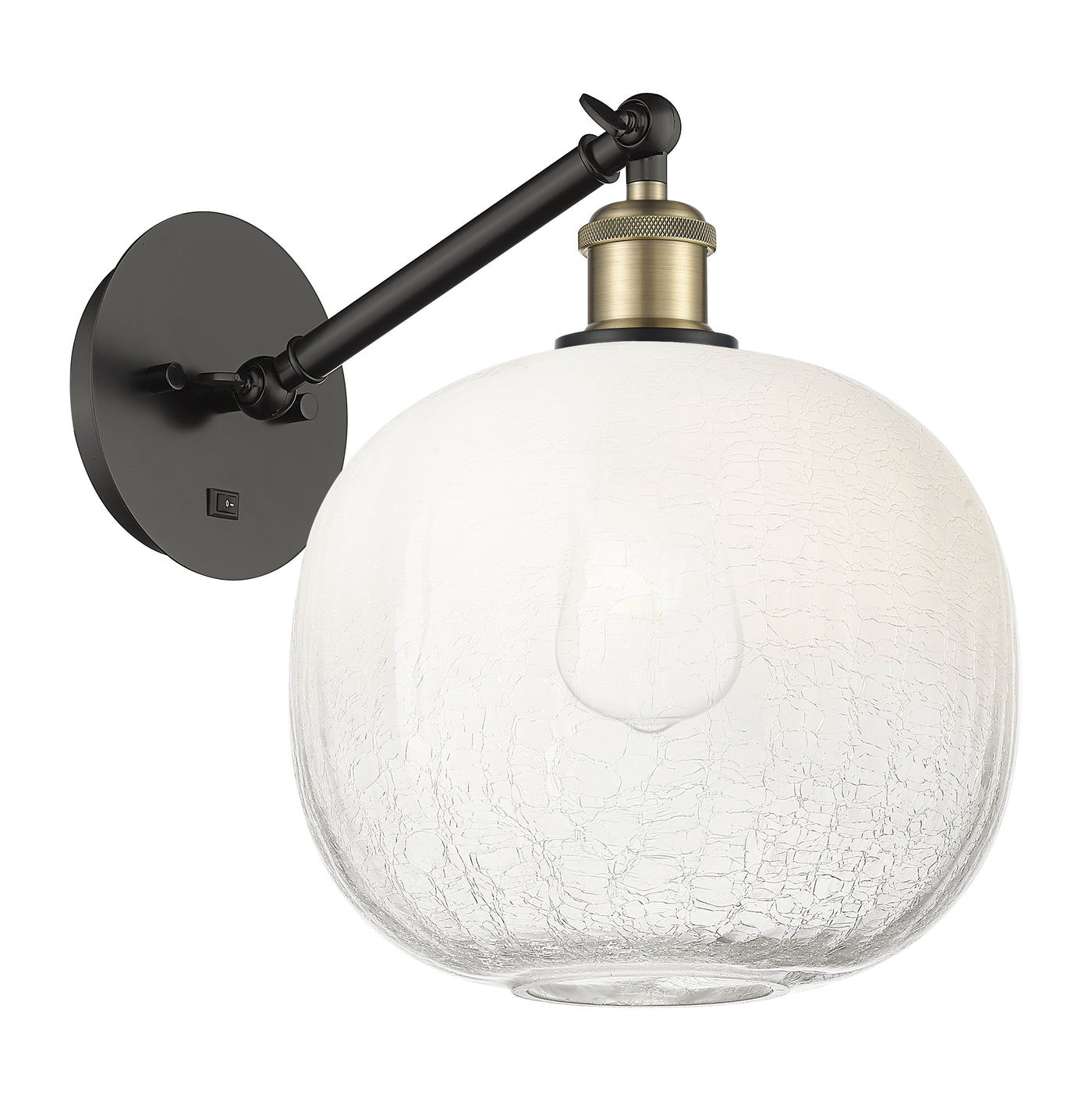 Ballston Sconce Cast Brass Glass Steel