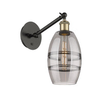 Ballston Sconce Cast Brass Steel Glass