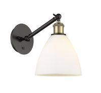 Ballston Sconce Cast Brass Glass Steel