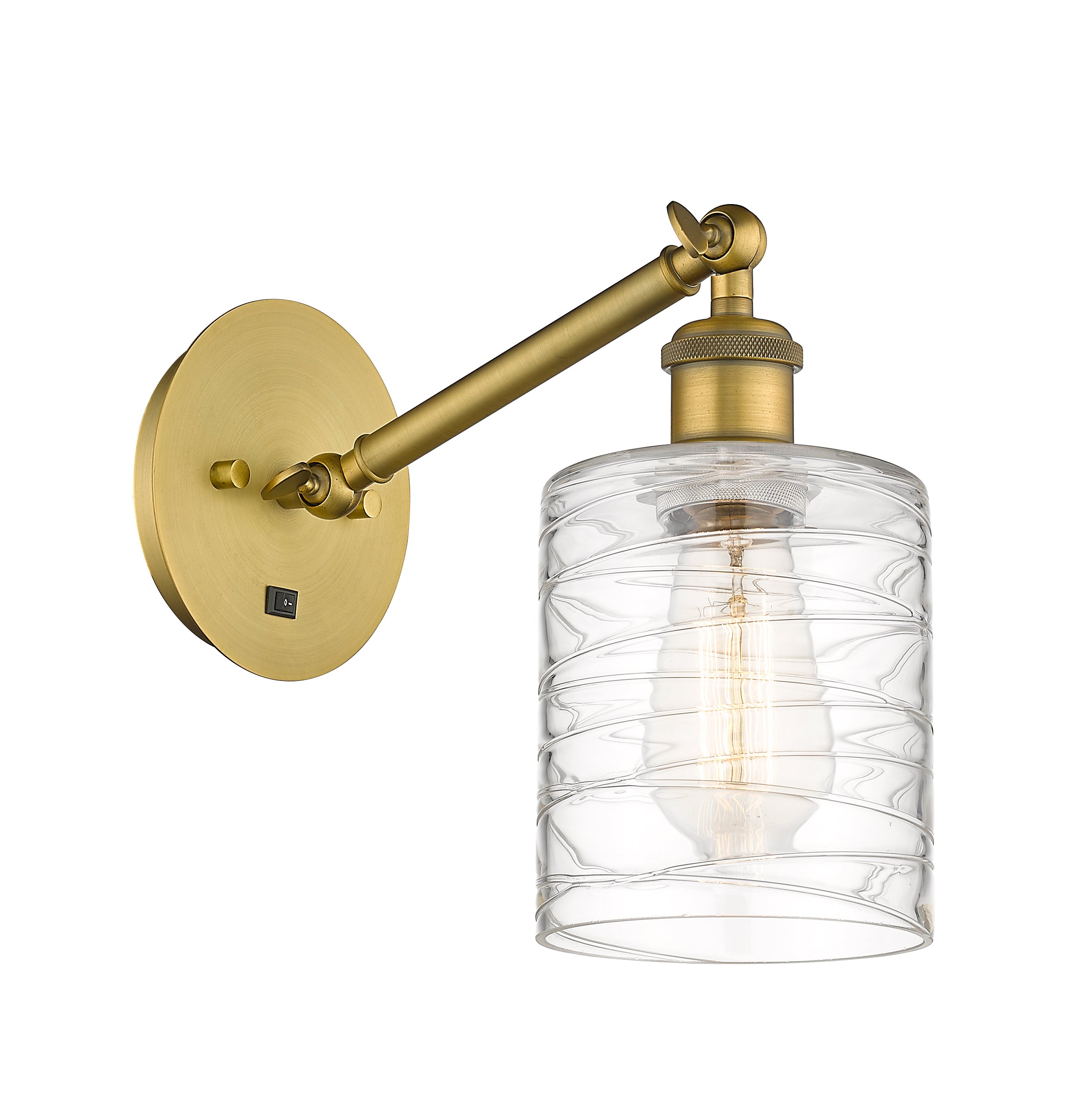 Ballston Sconce Cast Brass 9 Inch
